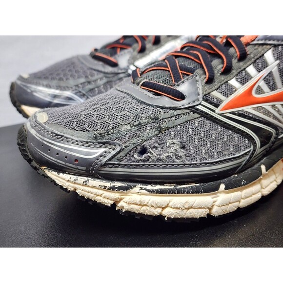 Brooks Adrenaline GTS 14 Gray/Orange Mens Size US 9 1101581D081 Running Shoes - Picture 9 of 12